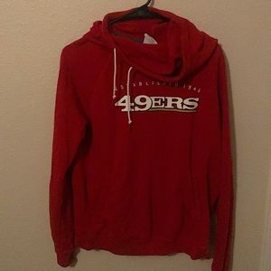 49ers hoodie.